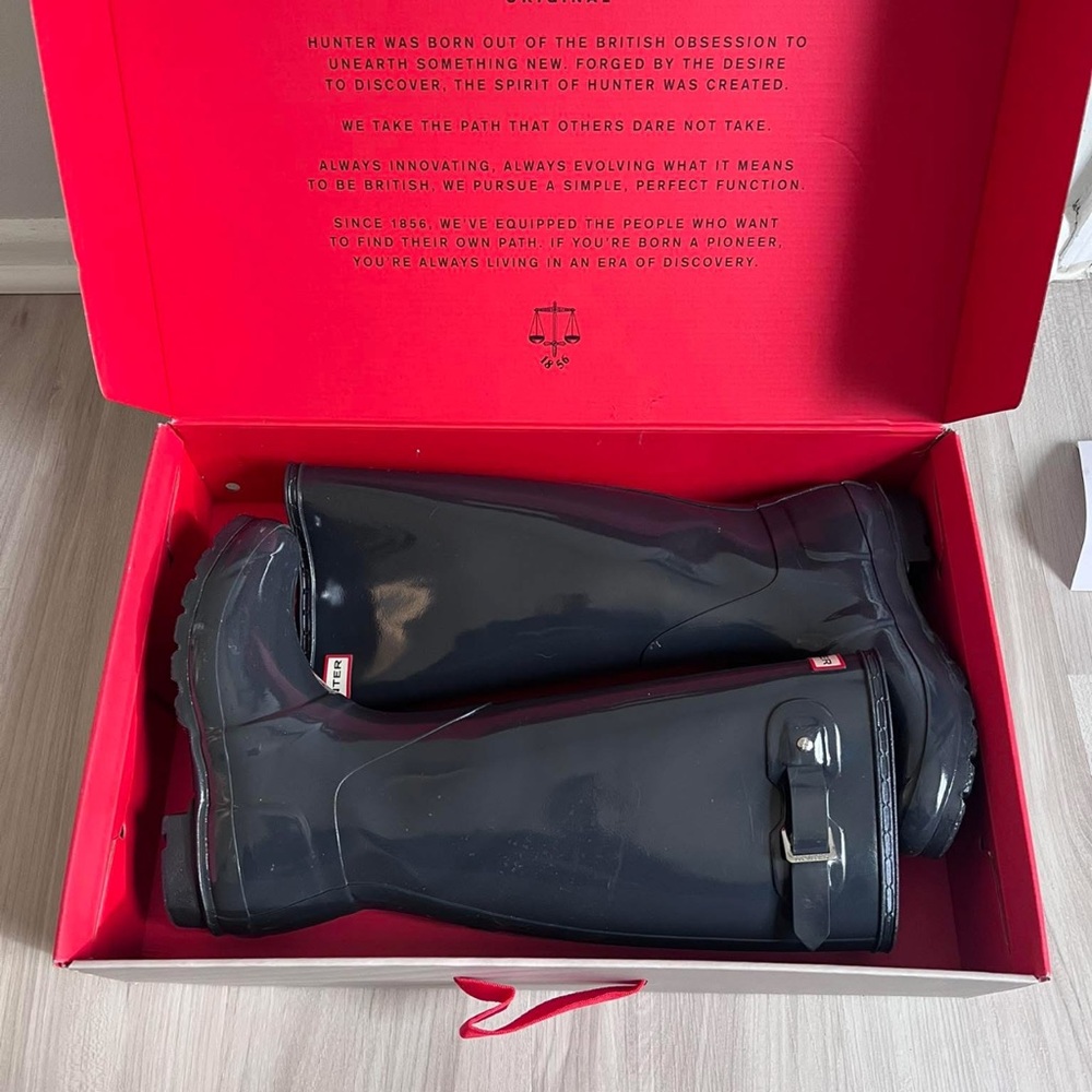 Hunter Classic Black Tall Boots